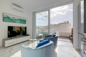 Charming 1BR Penthouse in Gzira